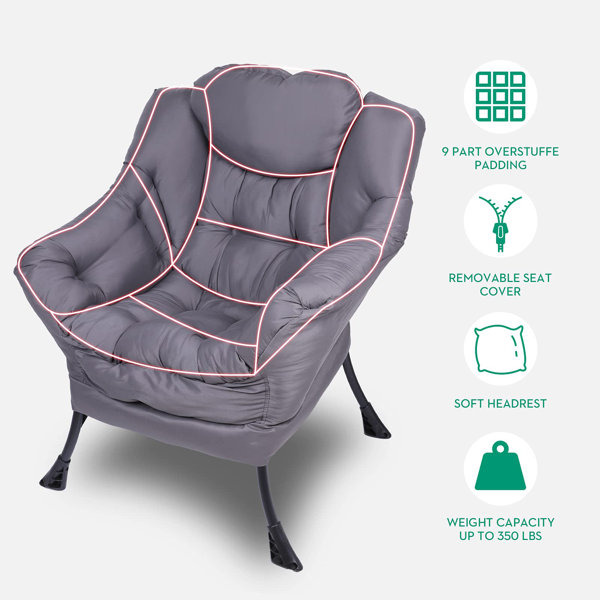 Wrought Studio Cyntha 28.5" Wide Velvet Lounge Chair and Ottoman